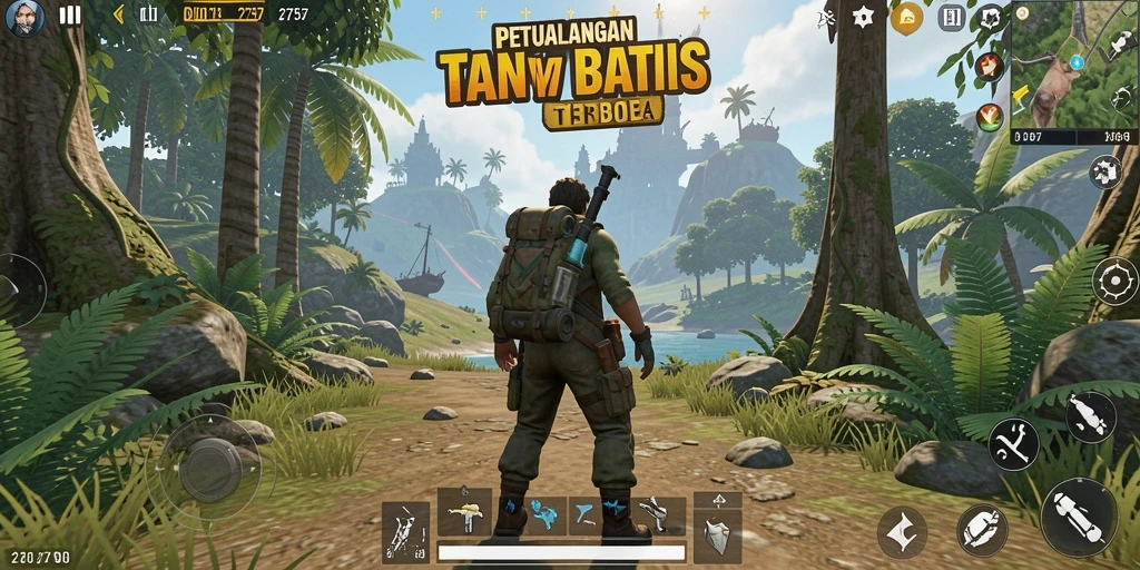 Screenshot gameplay Open World 2757 yang menampilkan keindahan dunia.