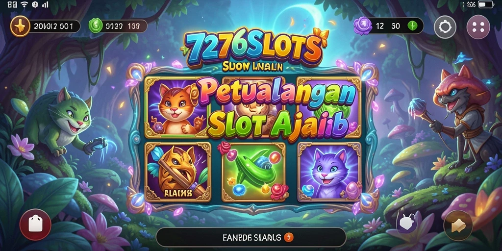 Gameplay slot yang seru dan penuh petualangan di 7276SLOTS.
