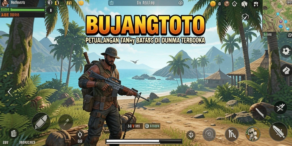 Tampilan gameplay yang menakjubkan dalam BUJANGTOTO dengan eksplorasi luas.
