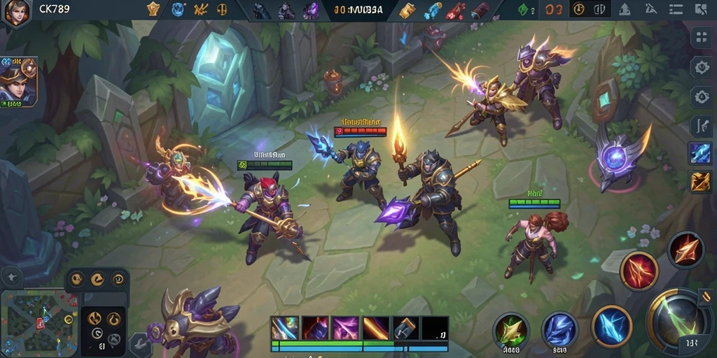 Tampilan gameplay mengesankan CK789 saat pertarungan epik berlangsung.