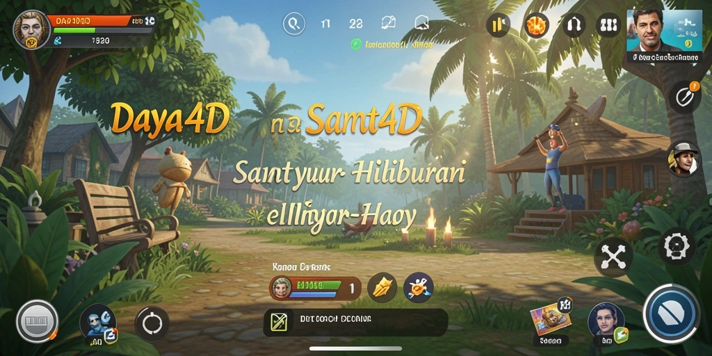 Tampilan gameplay menarik dari DAYA4D yang menyenangkan dan santai.