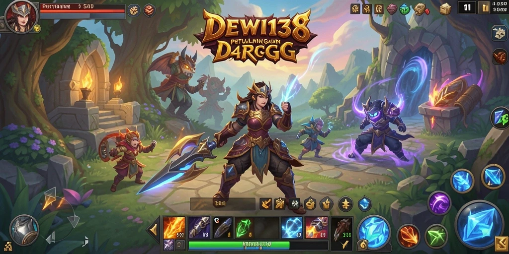 Tangkapan layar dari gameplay DEWI138 yang menegangkan.