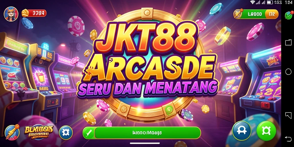 Tampilan gameplay JKT88 yang seru dan penuh warna.