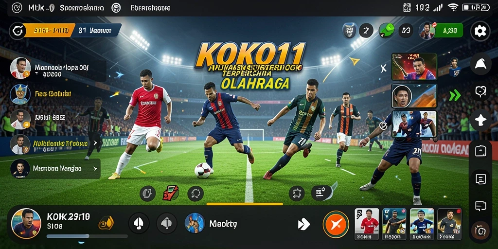Tampilan antarmuka aplikasi KOKO11 yang modern dan intuitif.