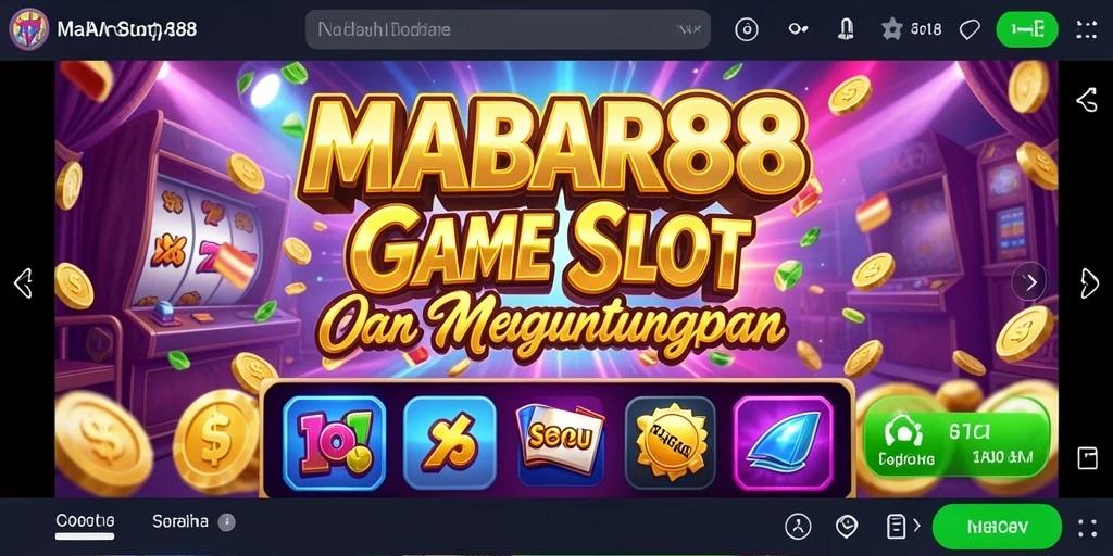 Tampilan gameplay seru dan menarik dari MABAR88.